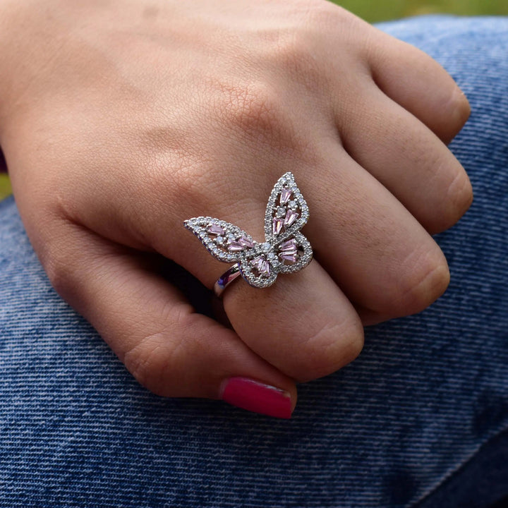 Butterfly Cocktail Ring - Salty Accessories