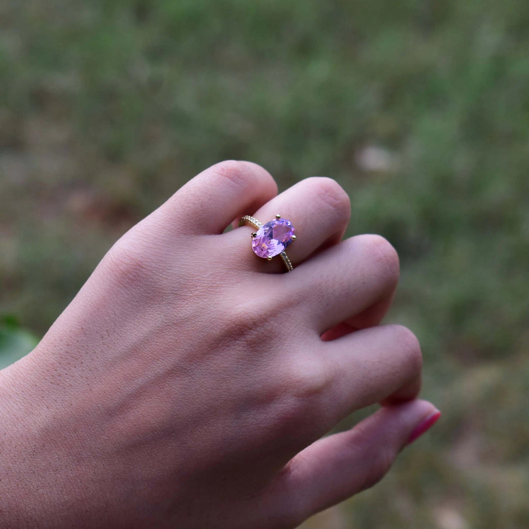 Rose Quartz Ring - Salty Accessories