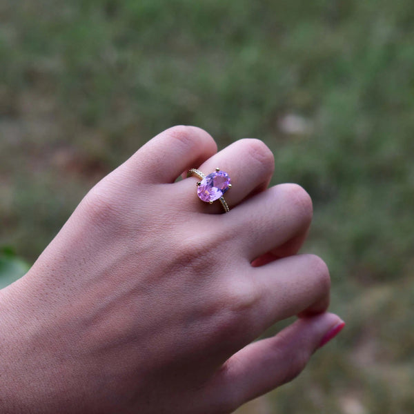 Rose Quartz Ring