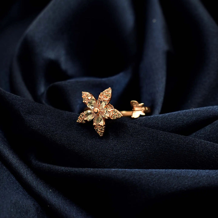 Daffodil Spinner Ring - Rose Gold - Salty Accessories