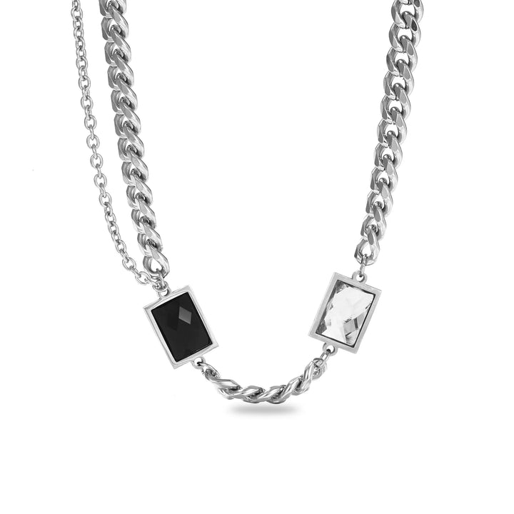 Dainty Black Stone Chain - Salty Accessories