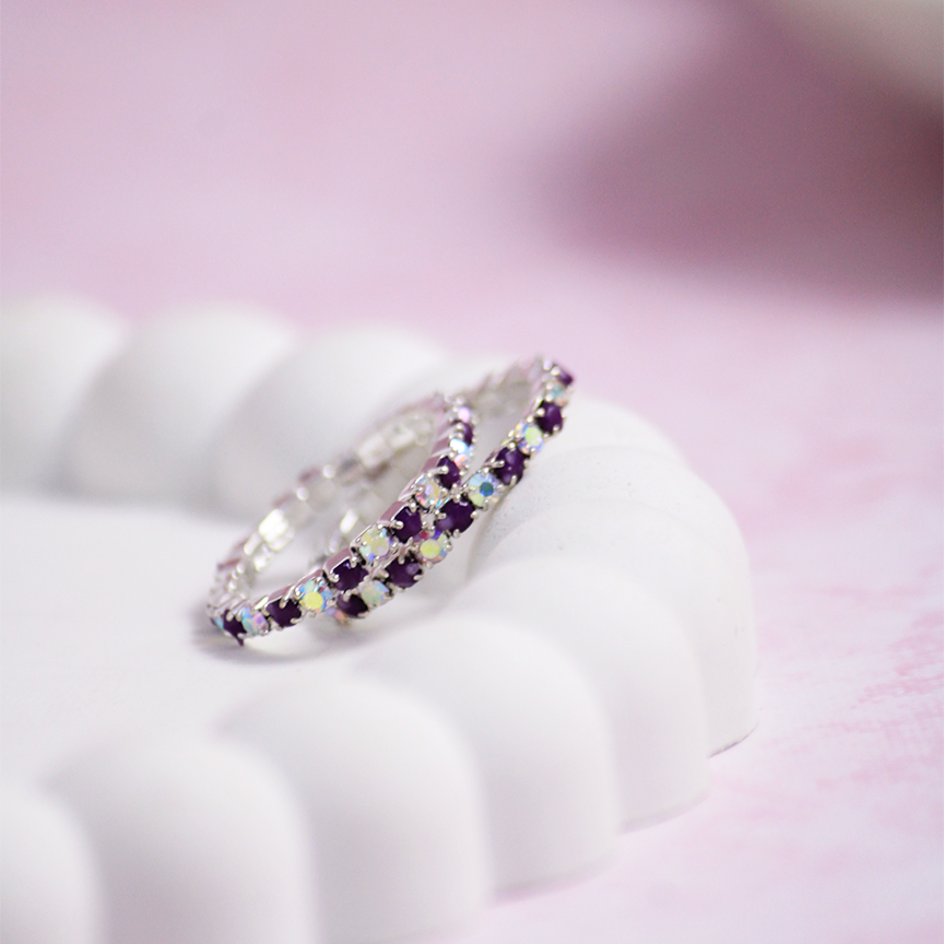 Deep Purple Emerald Ring - Nemaro Jewelers