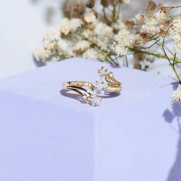 Dazzling Delight Golden Ring
