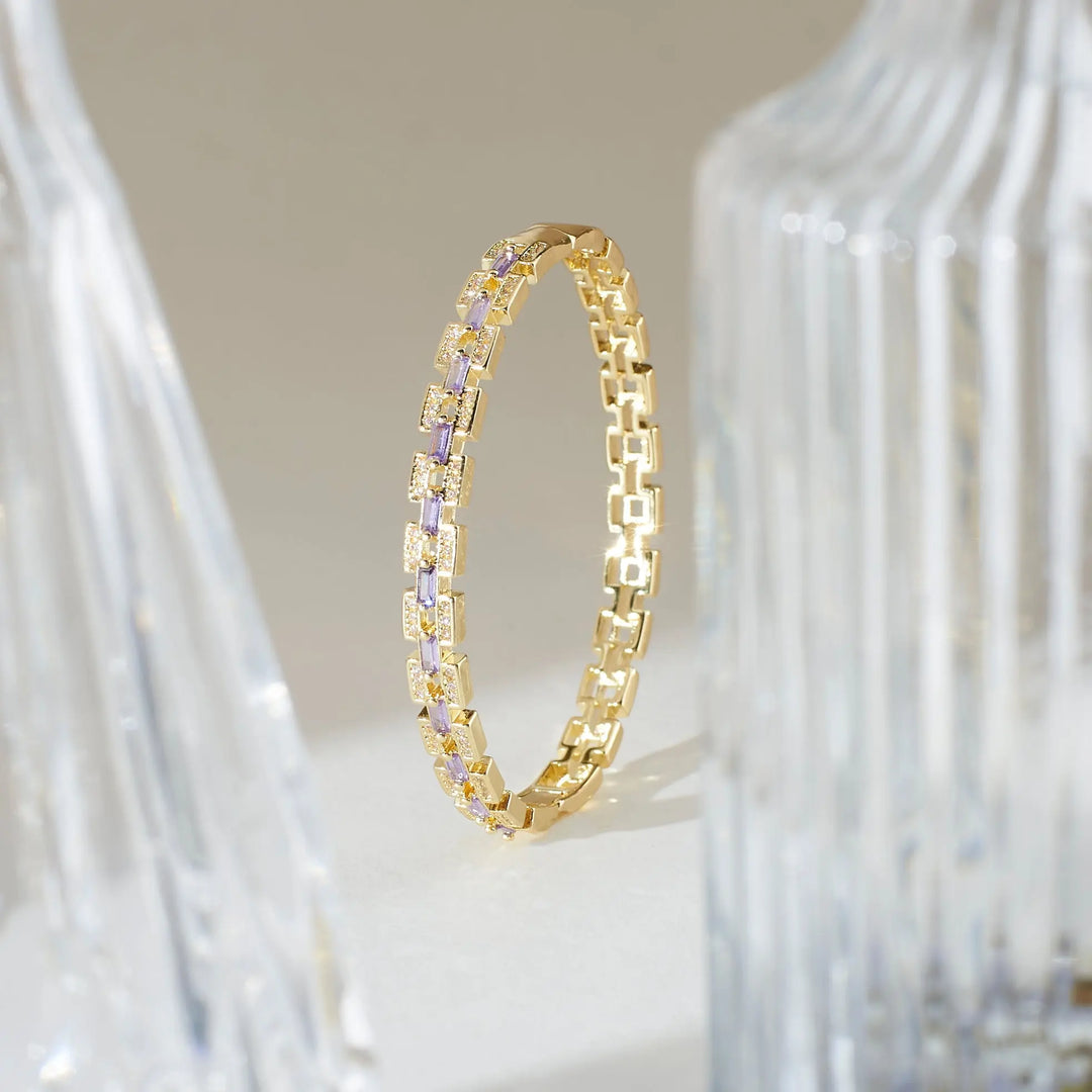 Dazzling Diamond Bangle - Salty Accessories