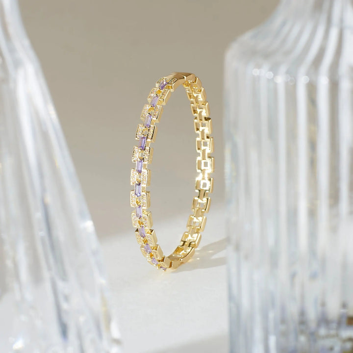 Dazzling Diamond Bangle - Salty Accessories