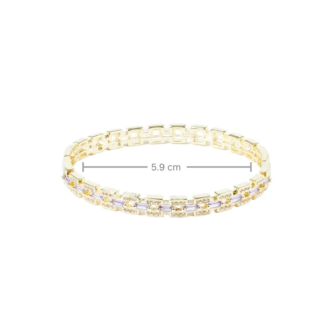 Dazzling Diamond Bangle - Salty Accessories