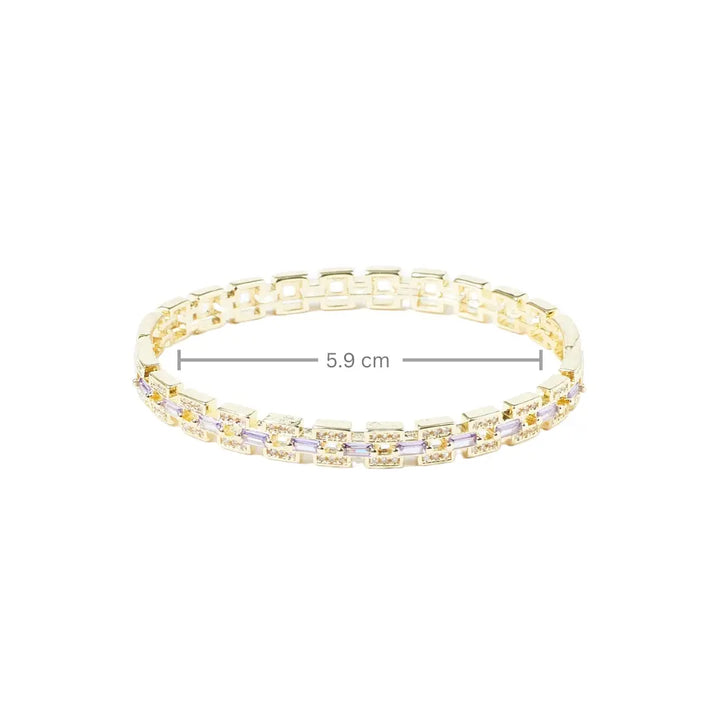 Dazzling Diamond Bangle - Salty Accessories