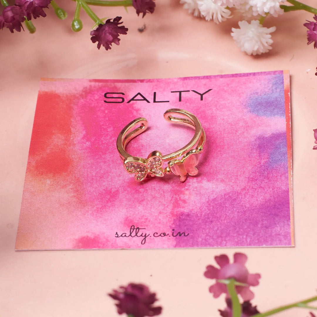 Dazzling Diva Butterfly Ring | Salty