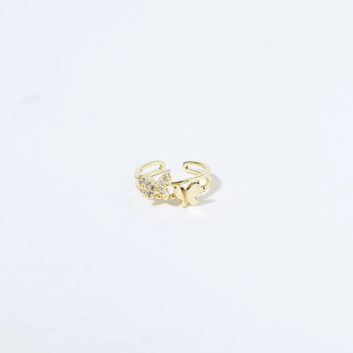 Dazzling Diva Butterfly Ring - Salty Accessories