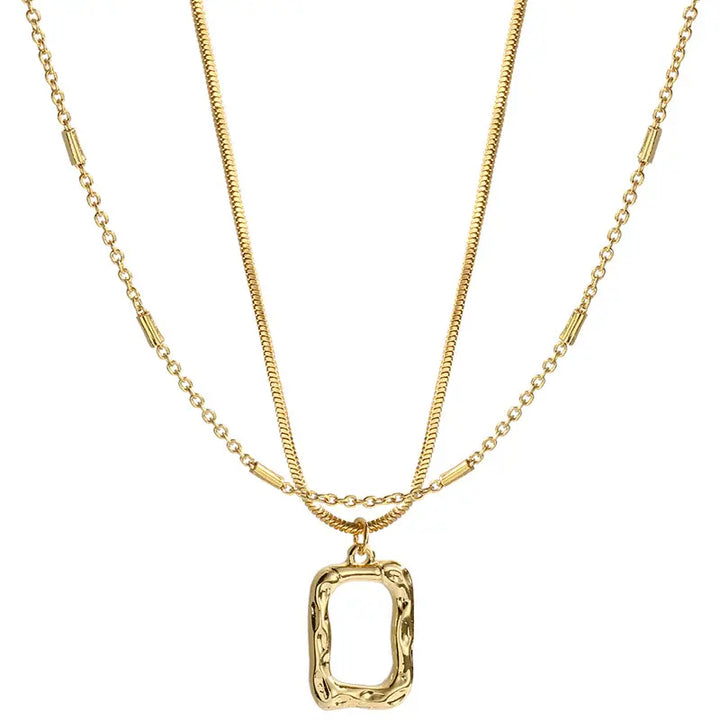 Dazzling Beehive Necklace - Gold