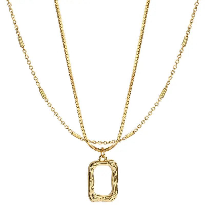 Dazzling Beehive Necklace - Gold
