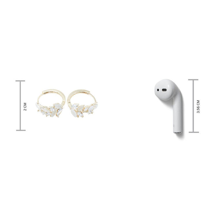 Dazzling Dewdrops Hoop Earrings - Salty Accessories