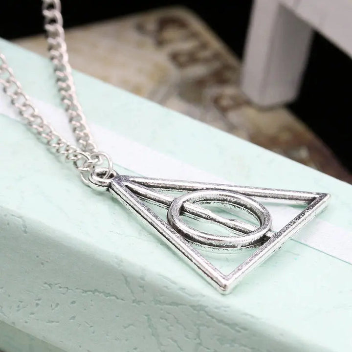 Deathly Hallows Charm Harry Potter Necklace - Salty Accessories