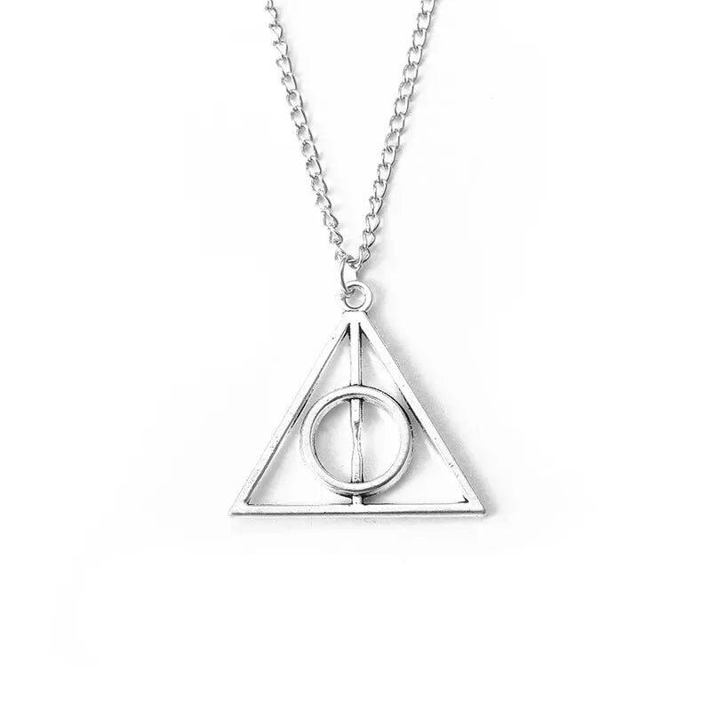 Deathly Hallows Charm Harry Potter Necklace - Salty Accessories
