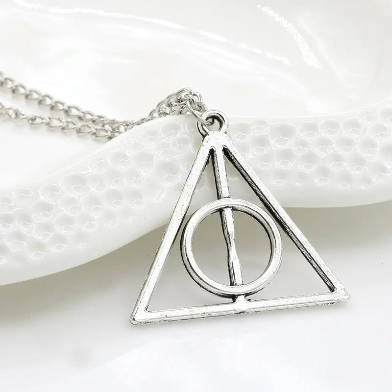 Deathly Hallows Charm Harry Potter Necklace - Salty Accessories