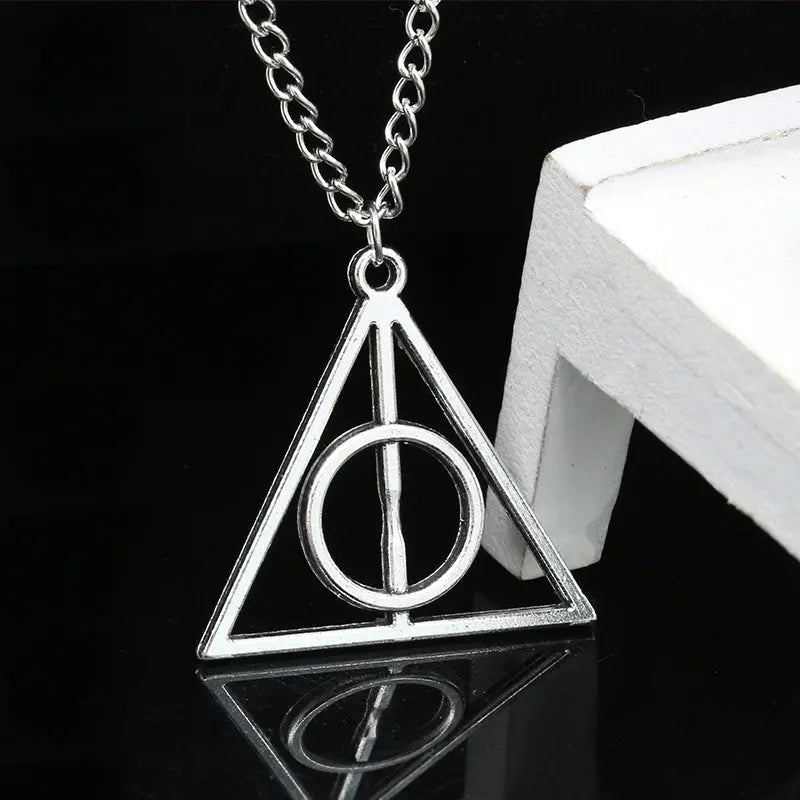 Deathly Hallows Charm Harry Potter Necklace - Salty Accessories