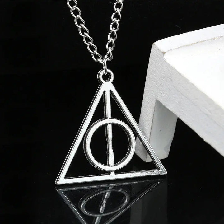 Deathly Hallows Charm Harry Potter Necklace - Salty Accessories