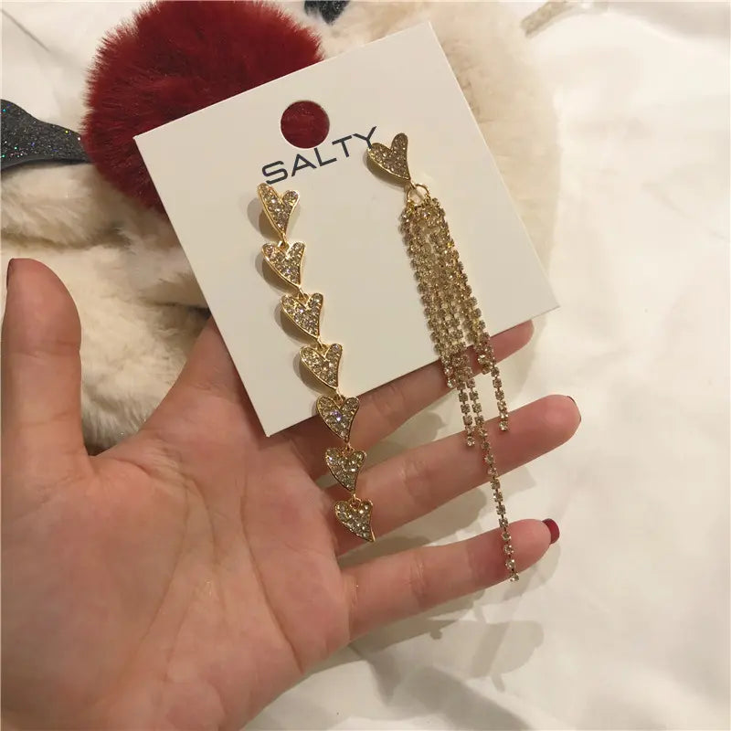 Deeply In Love Mismatch Earrings - Salty Accessories