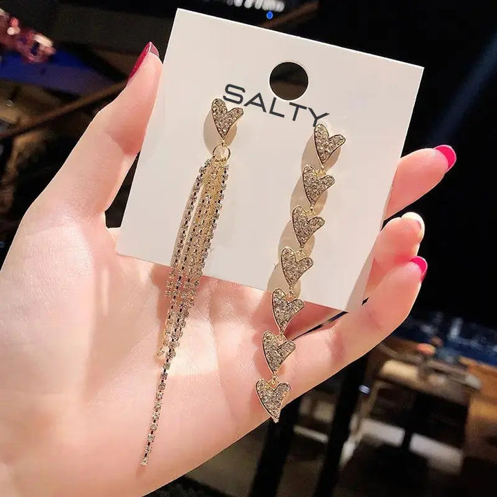 Deeply In Love Mismatch Earrings - Salty Accessories