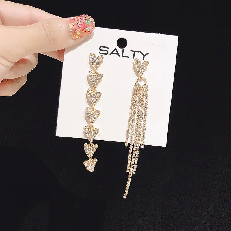 Deeply In Love Mismatch Earrings - Salty Accessories