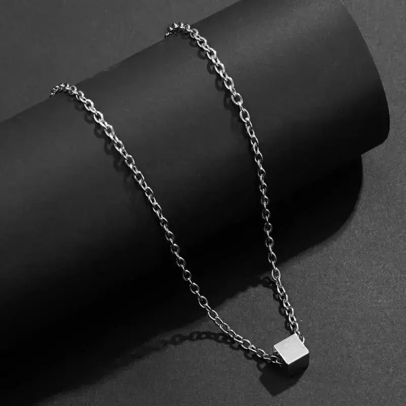 Demeter Cubic Silver Metal Chain - Salty Accessories