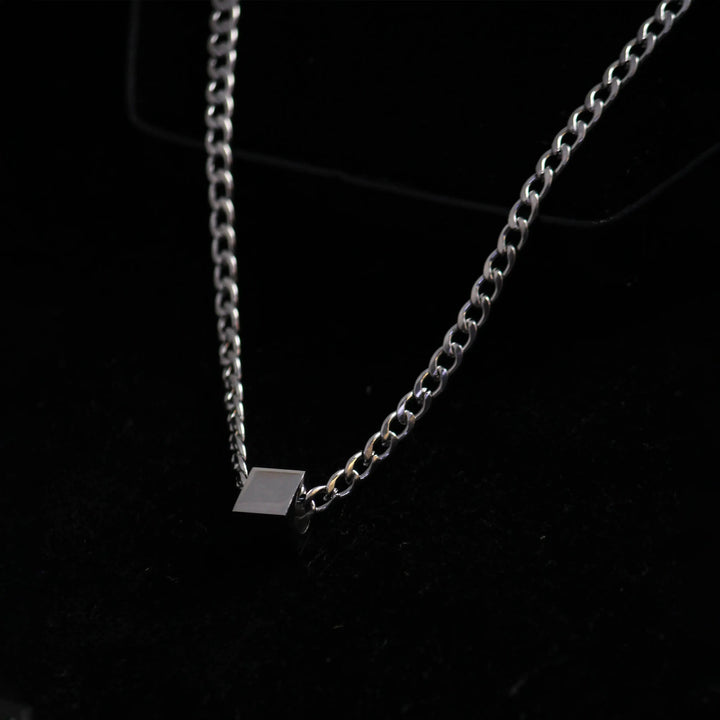 Demeter Cubic Silver Metal Chain - Salty Accessories