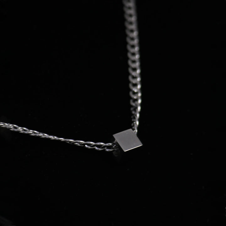 Demeter Cubic Silver Metal Chain - Salty Accessories