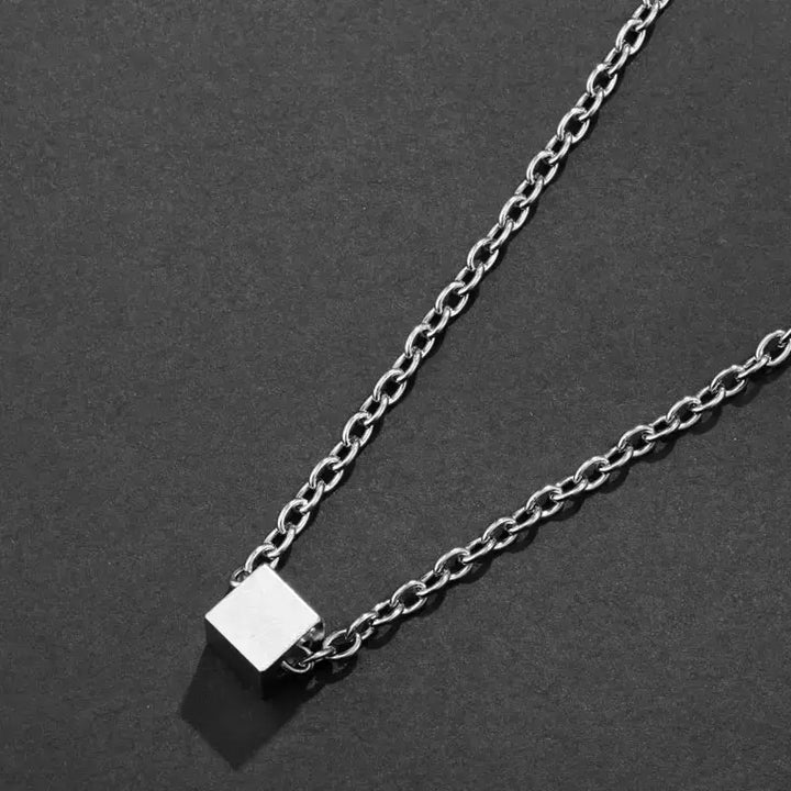 Demeter Cubic Silver Metal Chain - Salty Accessories