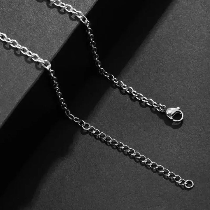 Demeter Cubic Silver Metal Chain - Salty Accessories