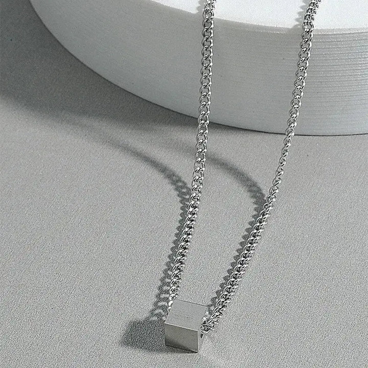Demeter Cubic Silver Metal Chain - Salty Accessories