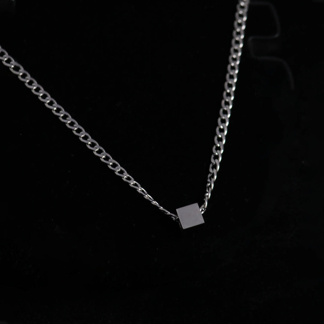Demeter Cubic Silver Metal Chain - Salty Accessories