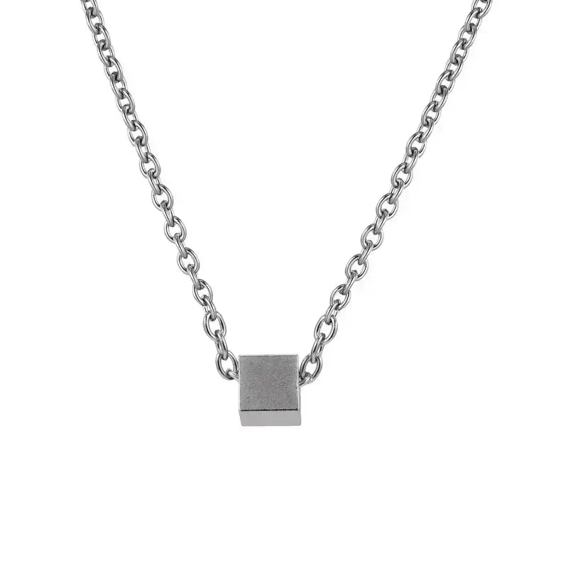 Demeter Cubic Silver Metal Chain - Salty Accessories