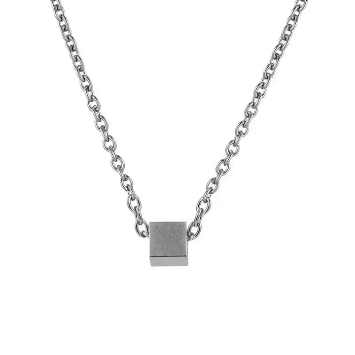 Demeter Cubic Silver Metal Chain - Salty Accessories