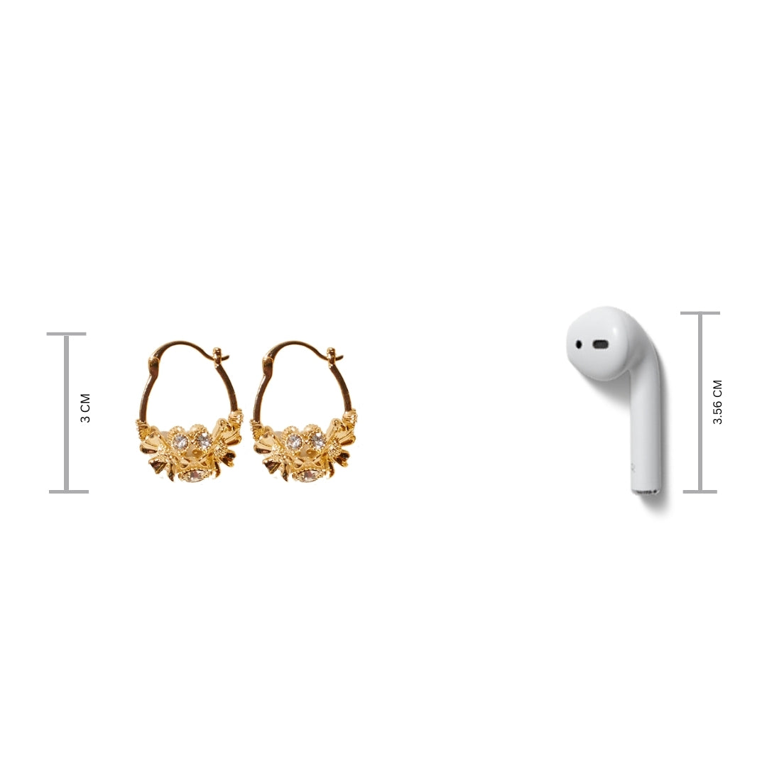Dense Delight Hoops - Salty Accessories