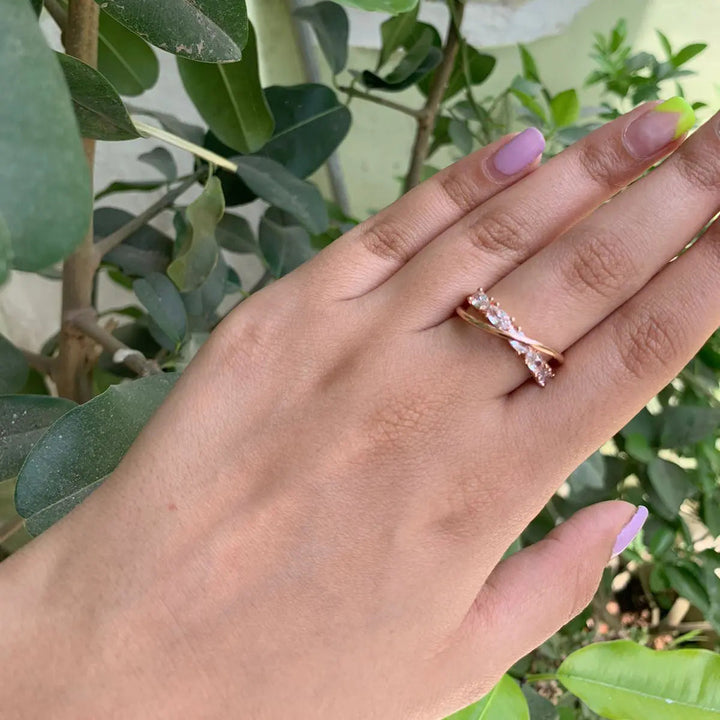 Diamond Endless Promise Ring - Salty Accessories