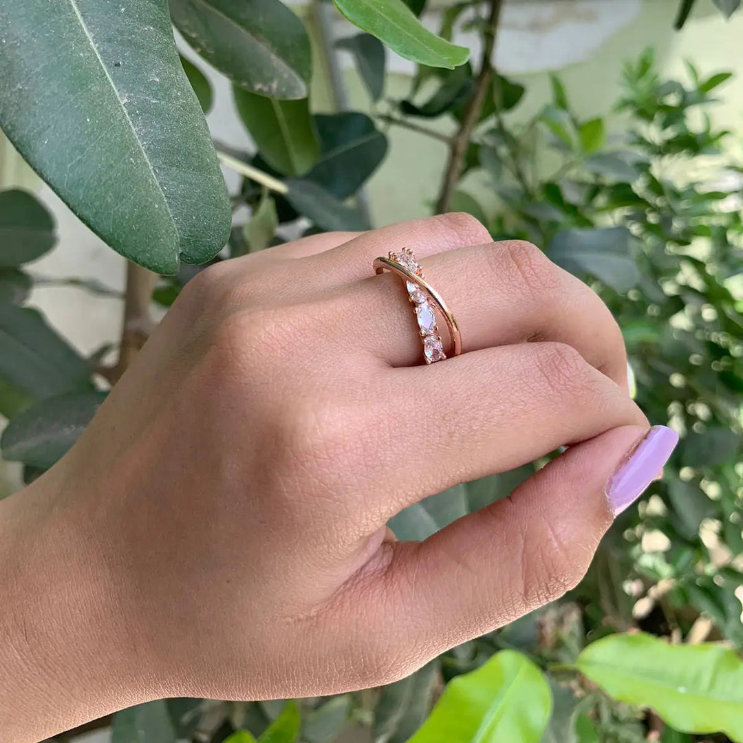Diamond Endless Promise Ring - Salty Accessories