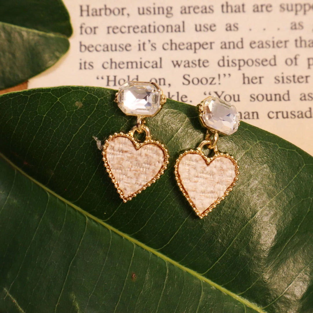 Diamond Heart pretty Earrings
