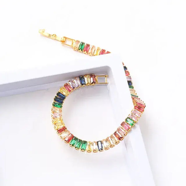 Diamond Jazzy Tennis Bracelet