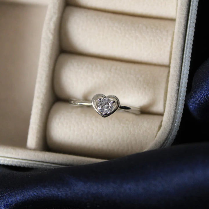 Diamond Lover Ring - Silver - Salty Accessories
