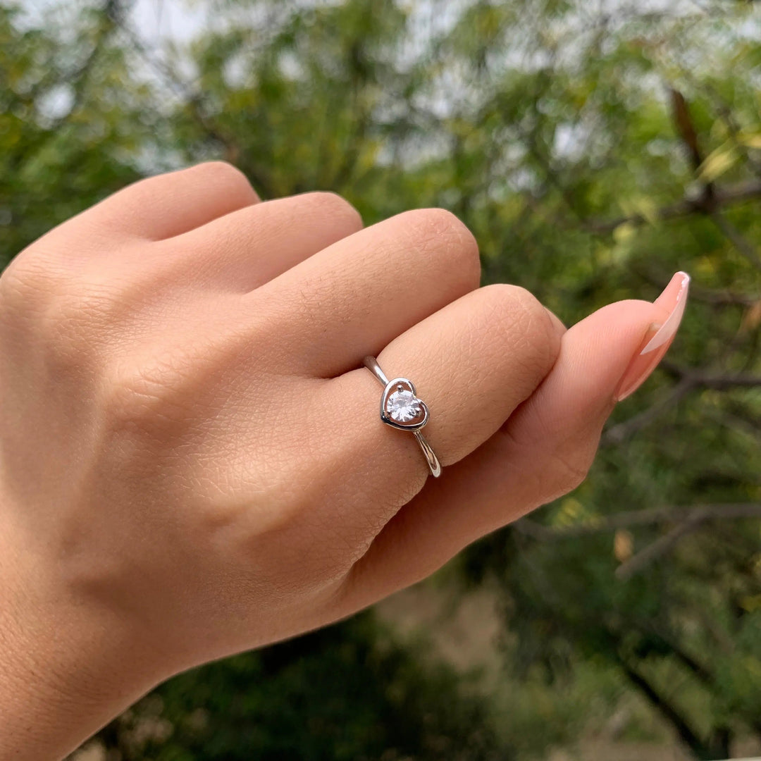 Diamond Lover Ring - Silver - Salty Accessories
