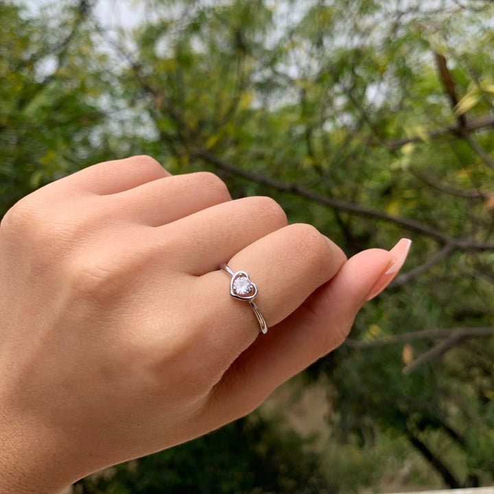 Diamond Lover Ring - Silver - Salty Accessories