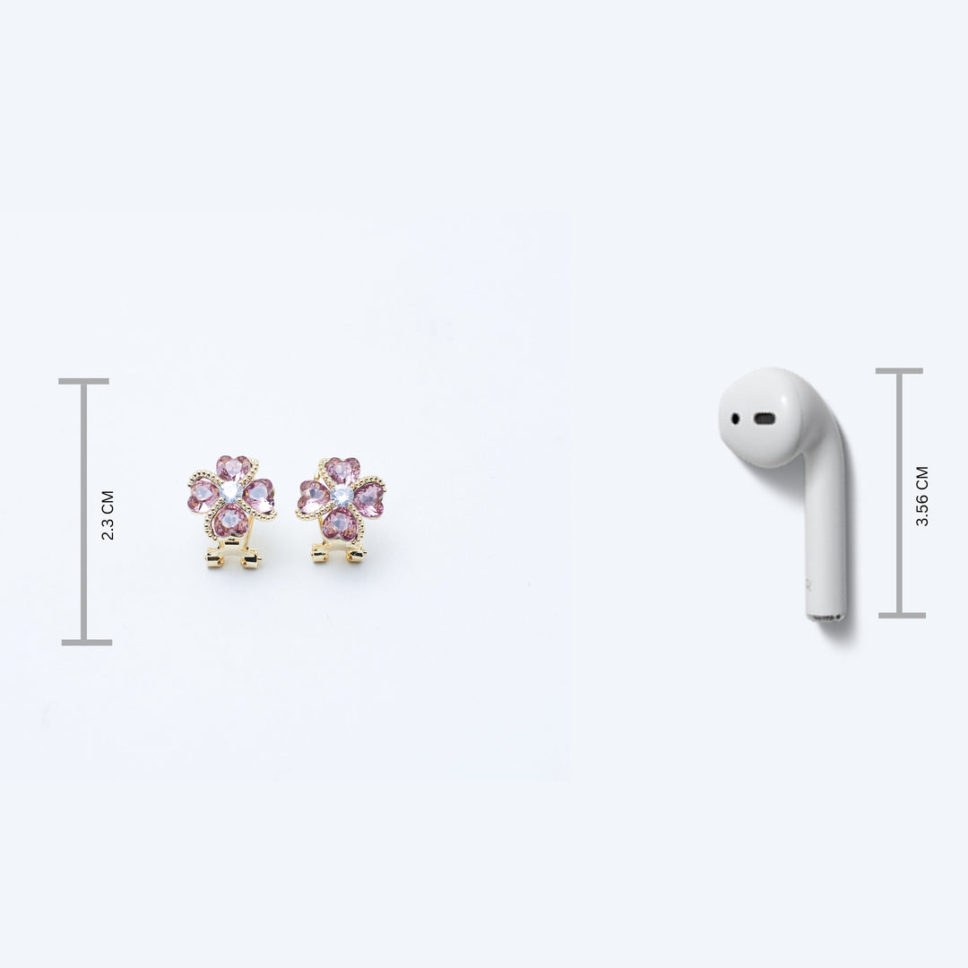 Diamond Daisy Earrings