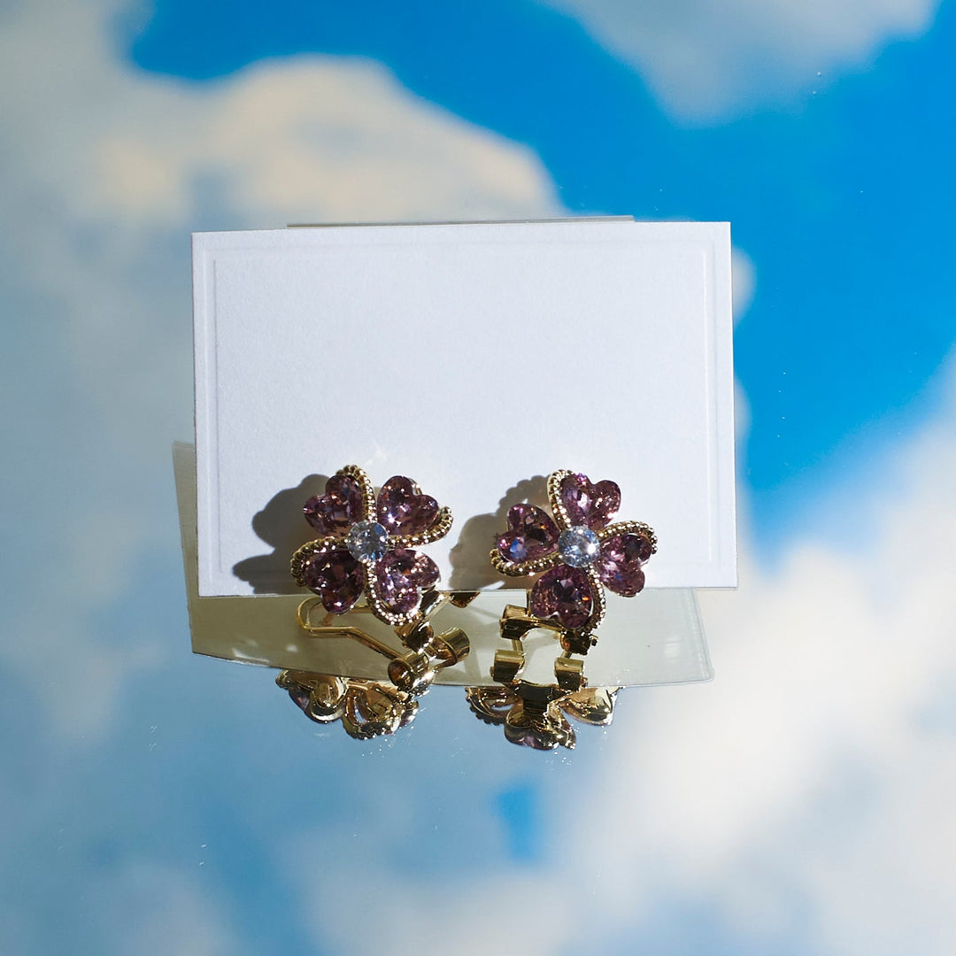 Diamond Daisy Earrings