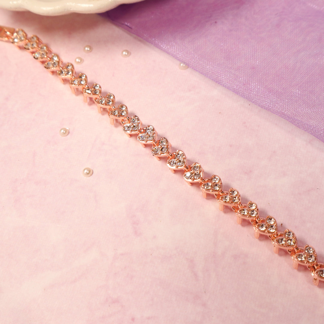 Diamond Enchantment Rose-Gold Bracelet - Salty Accessories