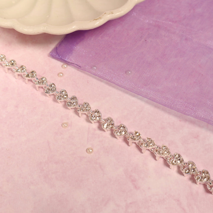 Diamond Enchantment Silver Bracelet