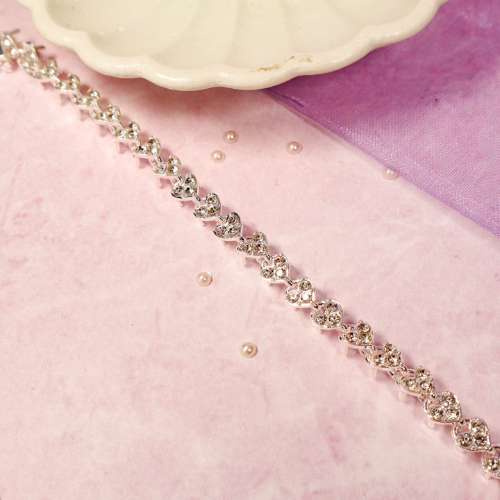 Diamond Enchantment Silver Bracelet