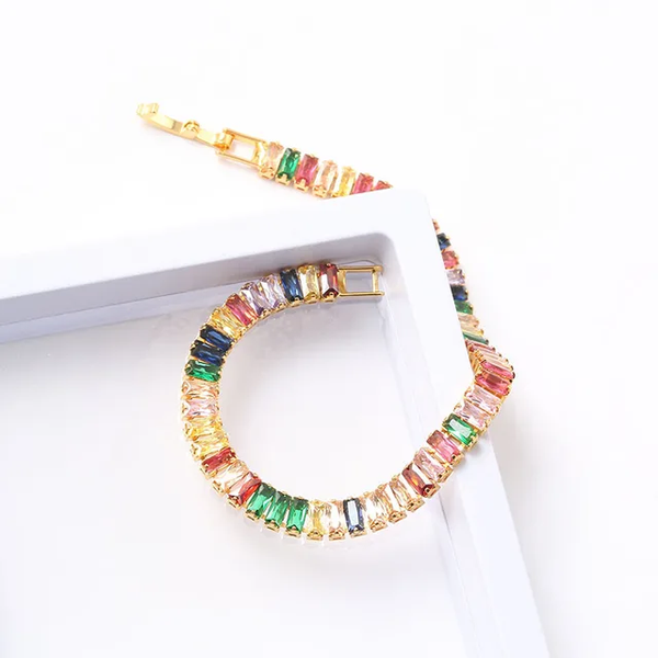 Diamond Jazzy Tennis Bracelet