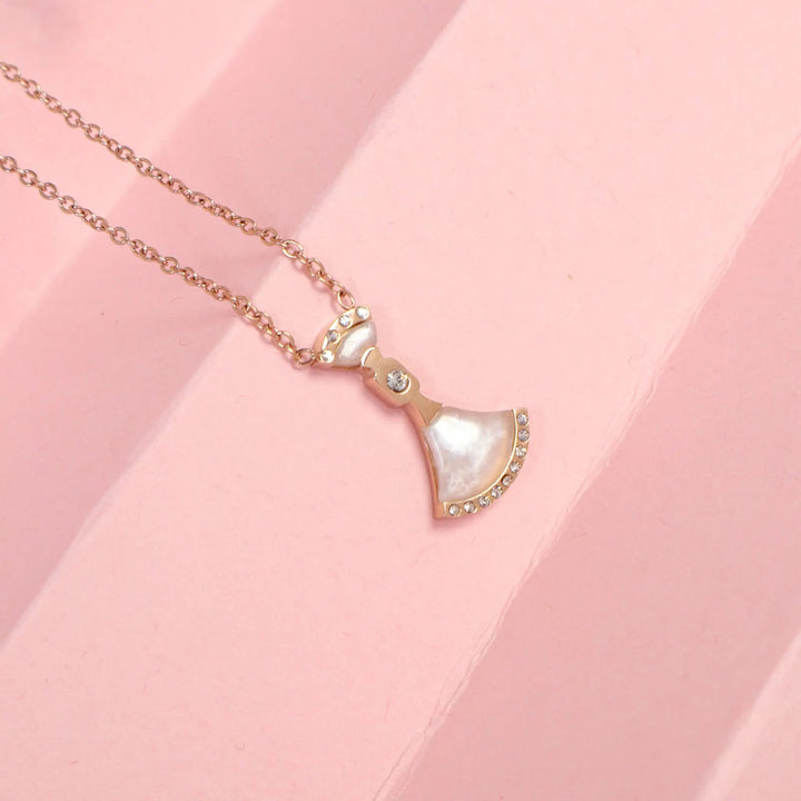 Divas Dream Bell Necklace - Rose Gold - Salty Accessories