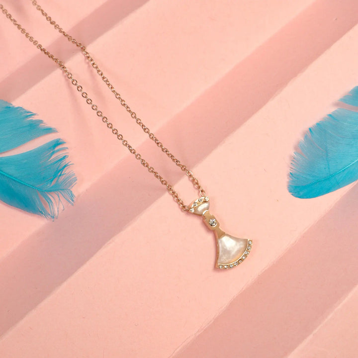 Divas Dream Bell Necklace - Rose Gold - Salty Accessories