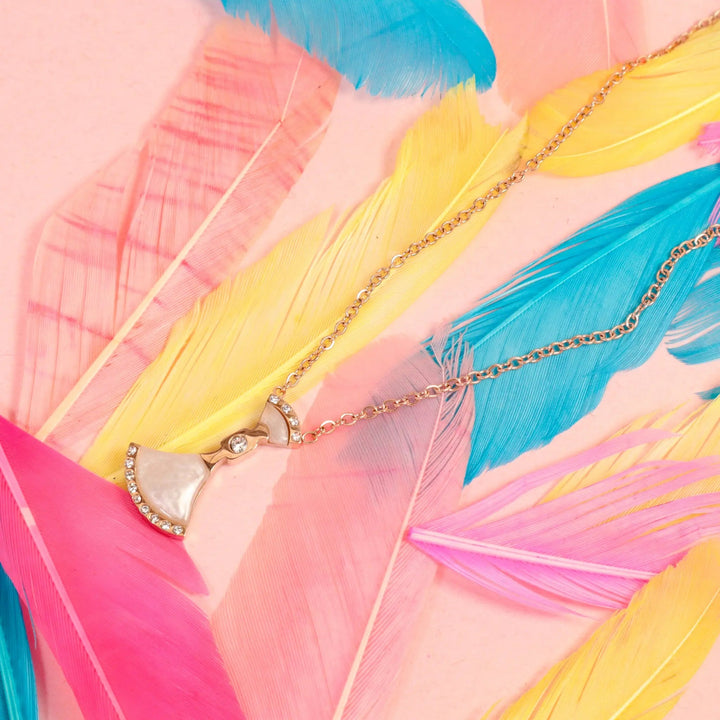 Divas Dream Bell Necklace - Rose Gold - Salty Accessories